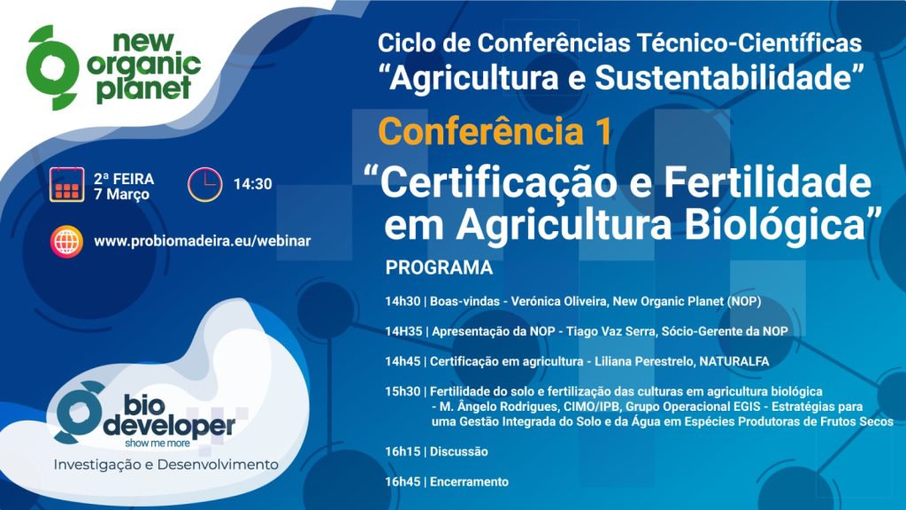 "Certificação e Fertilidade em Agricultura Biológica"